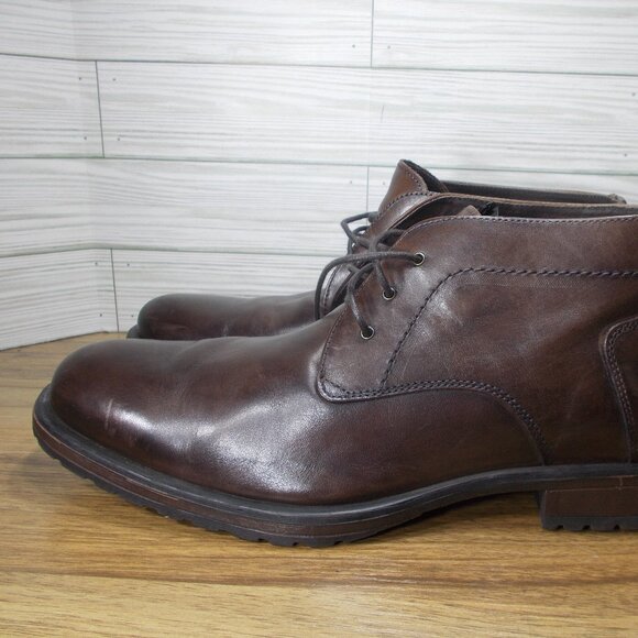 Franklin & Freeman Men's Leather Chukka Boots Size 11 - Picture 1 of 4